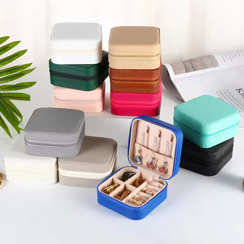 Jewelry Organizer Box for Travelling Leather Box