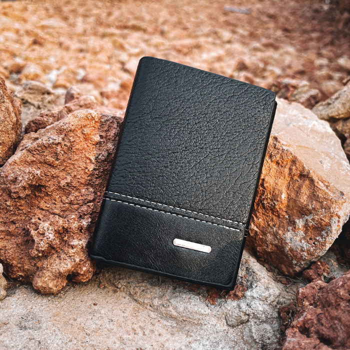 Refined Trifold Wallet Crafted in Soft Leather